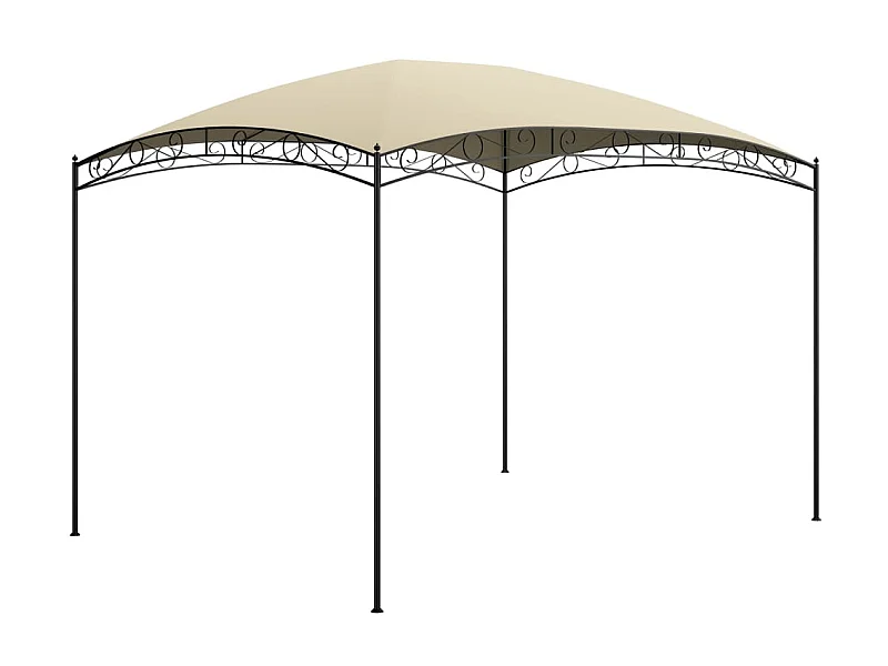 Tonnelle 3x4x2,65 m Crème 180 g/m² WVGQ5642