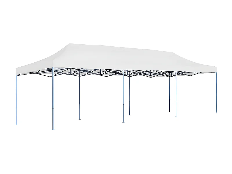Tente de réception pliable 3x9 m Blanc WVGQ9479