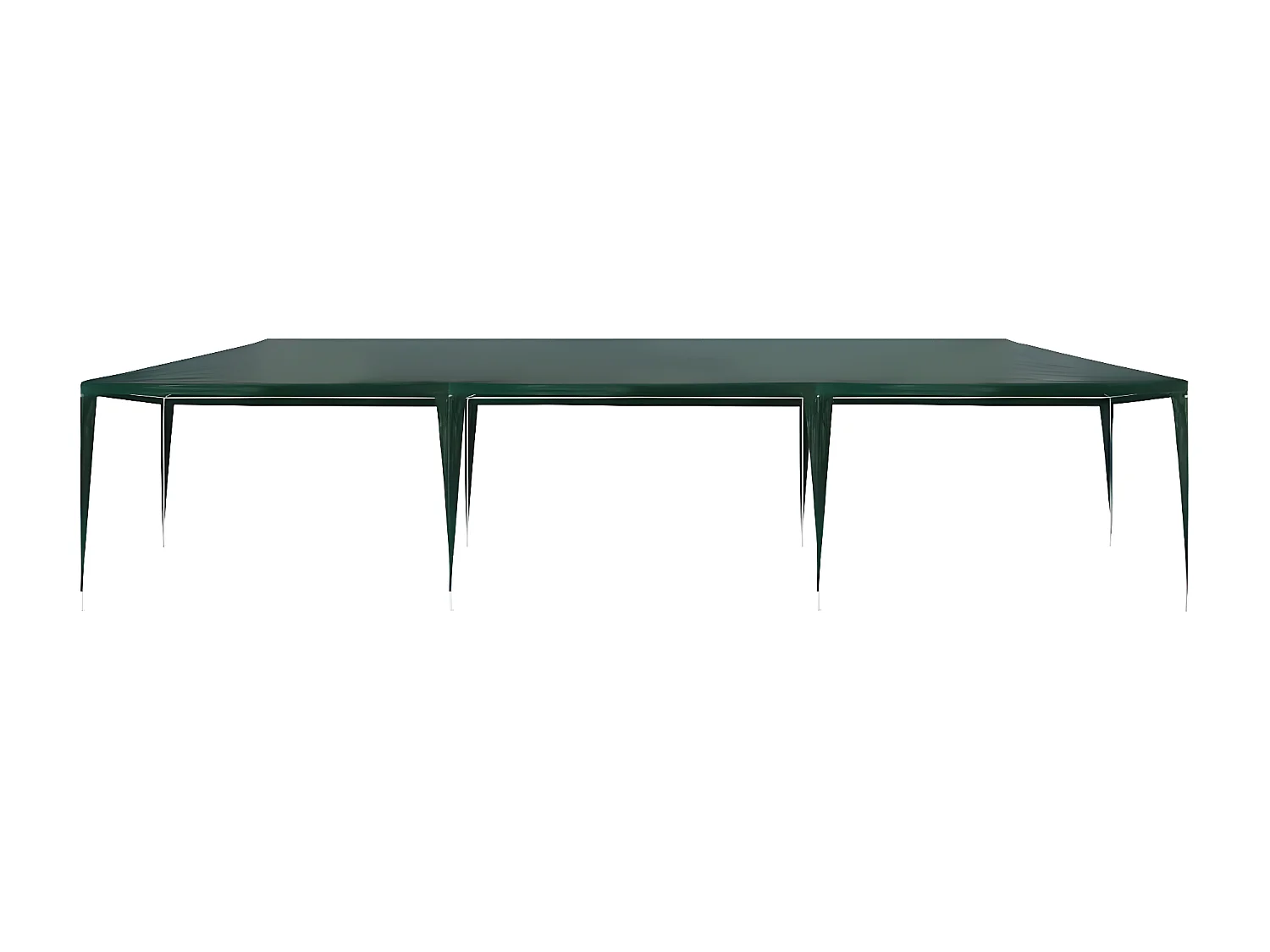 Carpa para fiestas PE verde 3x9 m ES915635