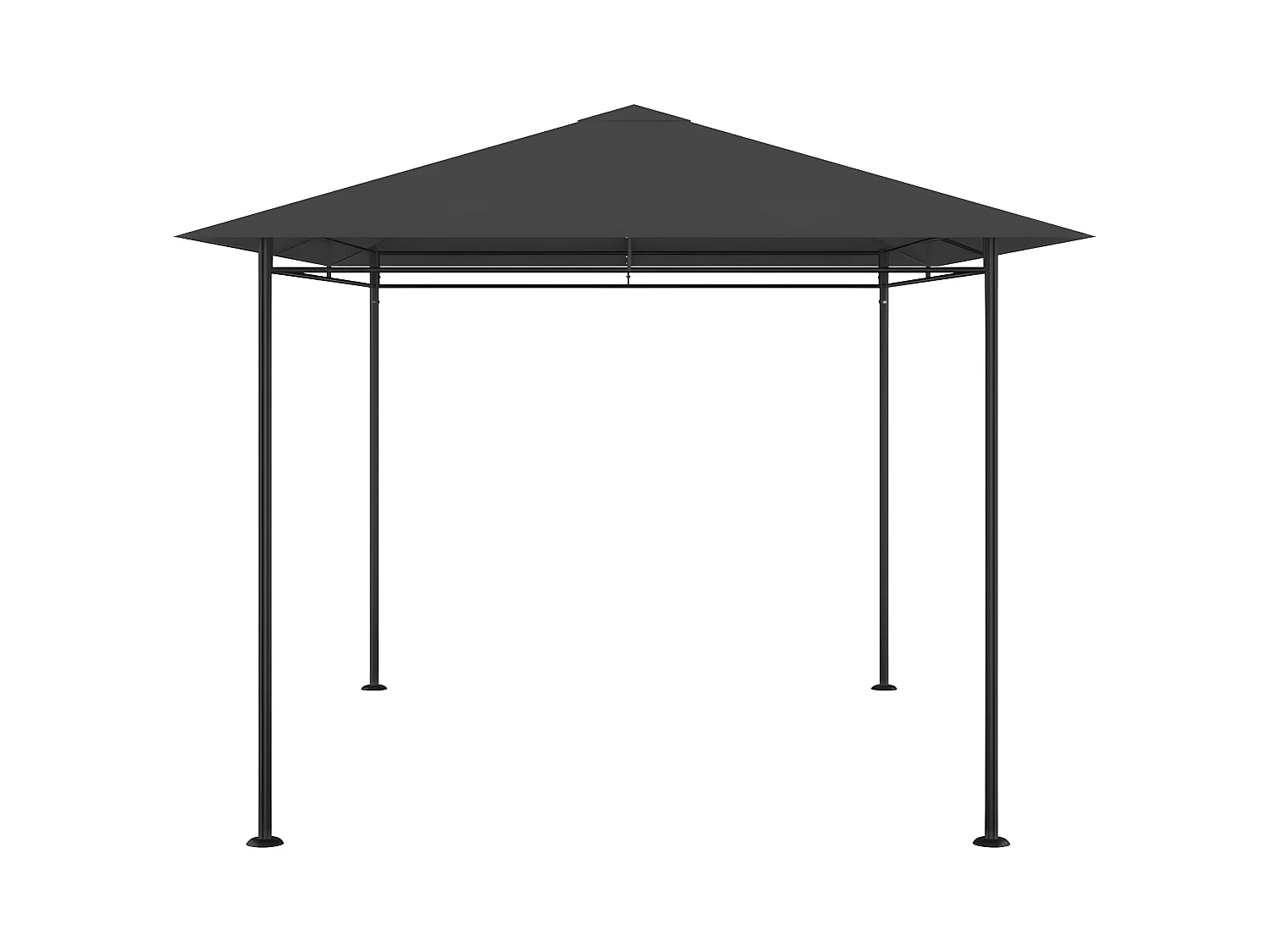 Tonnelle 384x281x270 cm Anthracite 180 g/m² WVGQ1325