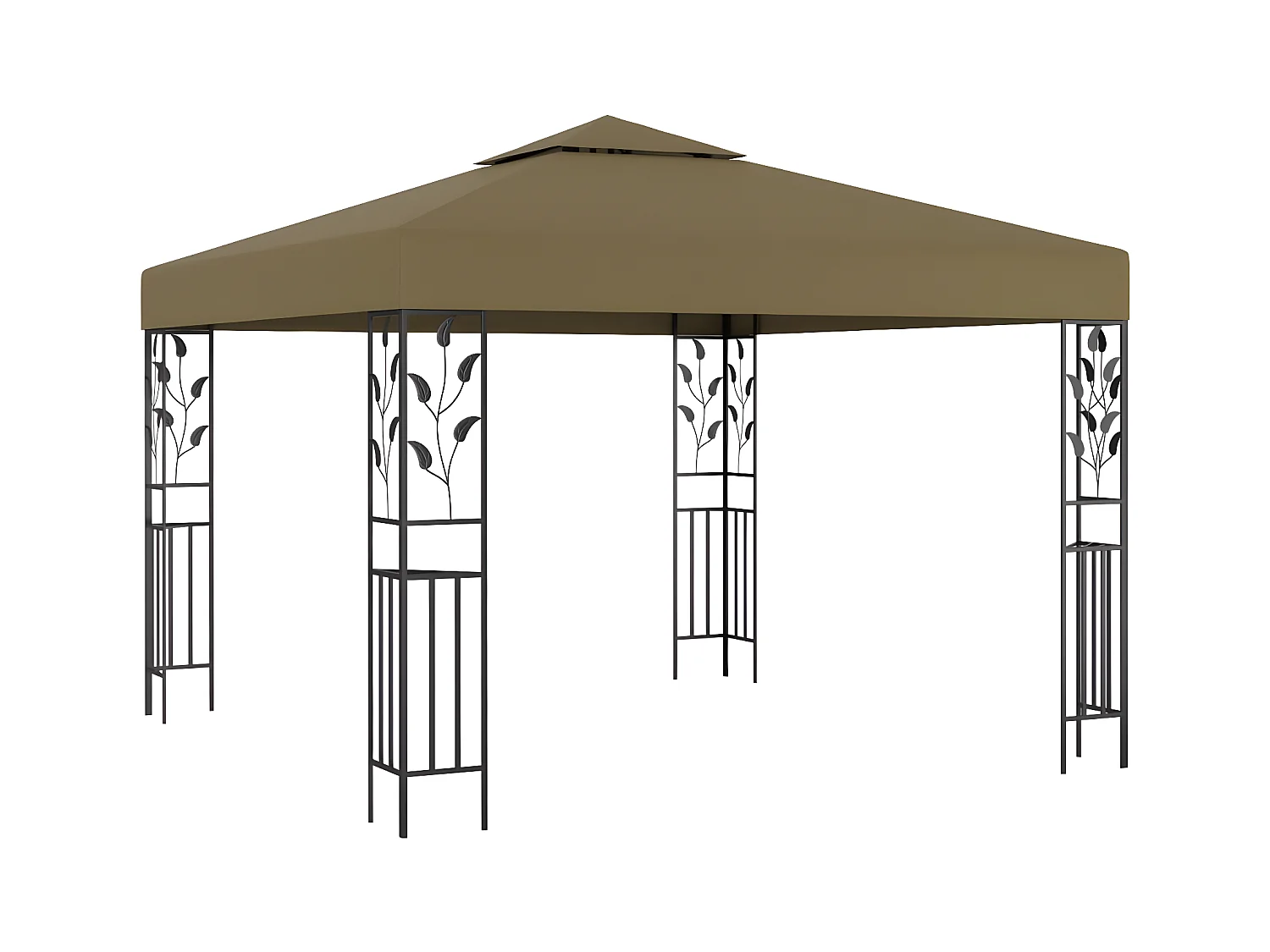Tonnelle 3x3 m Taupe 180 g/m² WVGQ6469