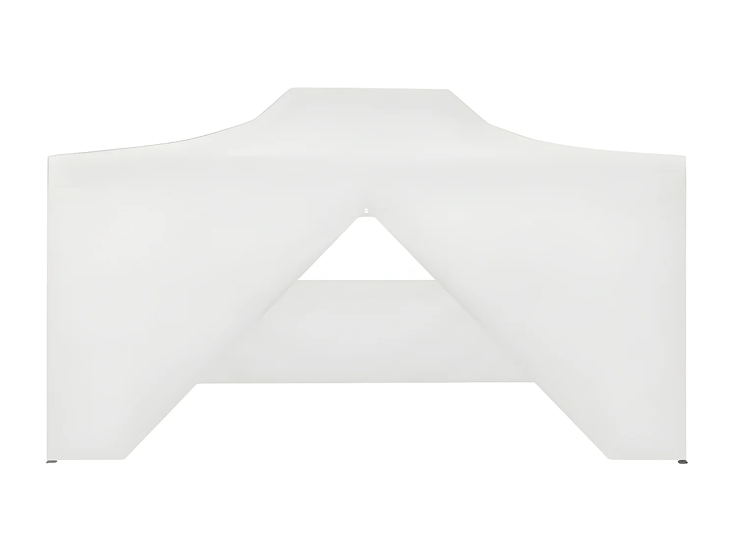 Tente de réception pliable avec 4 parois 3x4 m Acier Blanc WVGQ9594