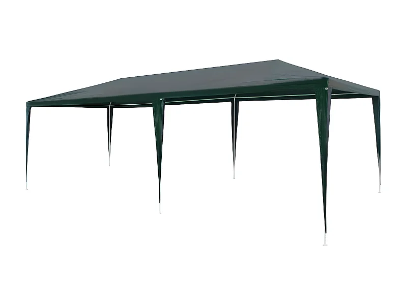 Carpa para fiestas PE verde 3x6 m ES320665