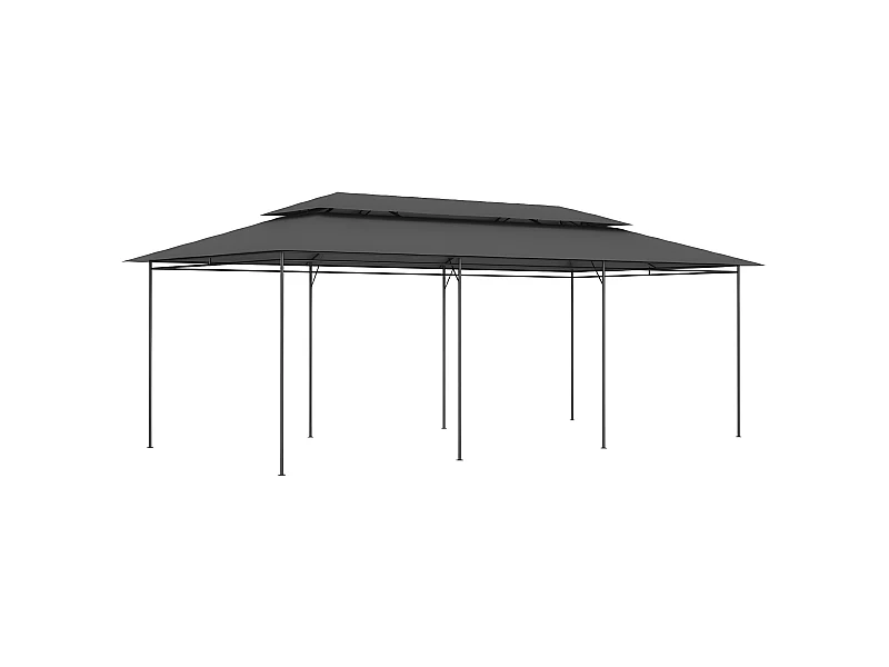 Gazebo - Tenda de recepção 600x298x270 cm antracite PT615388