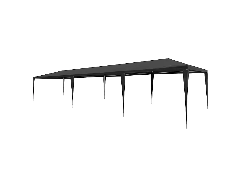Tente de réception 3x9 m PE Anthracite WVGQ2707