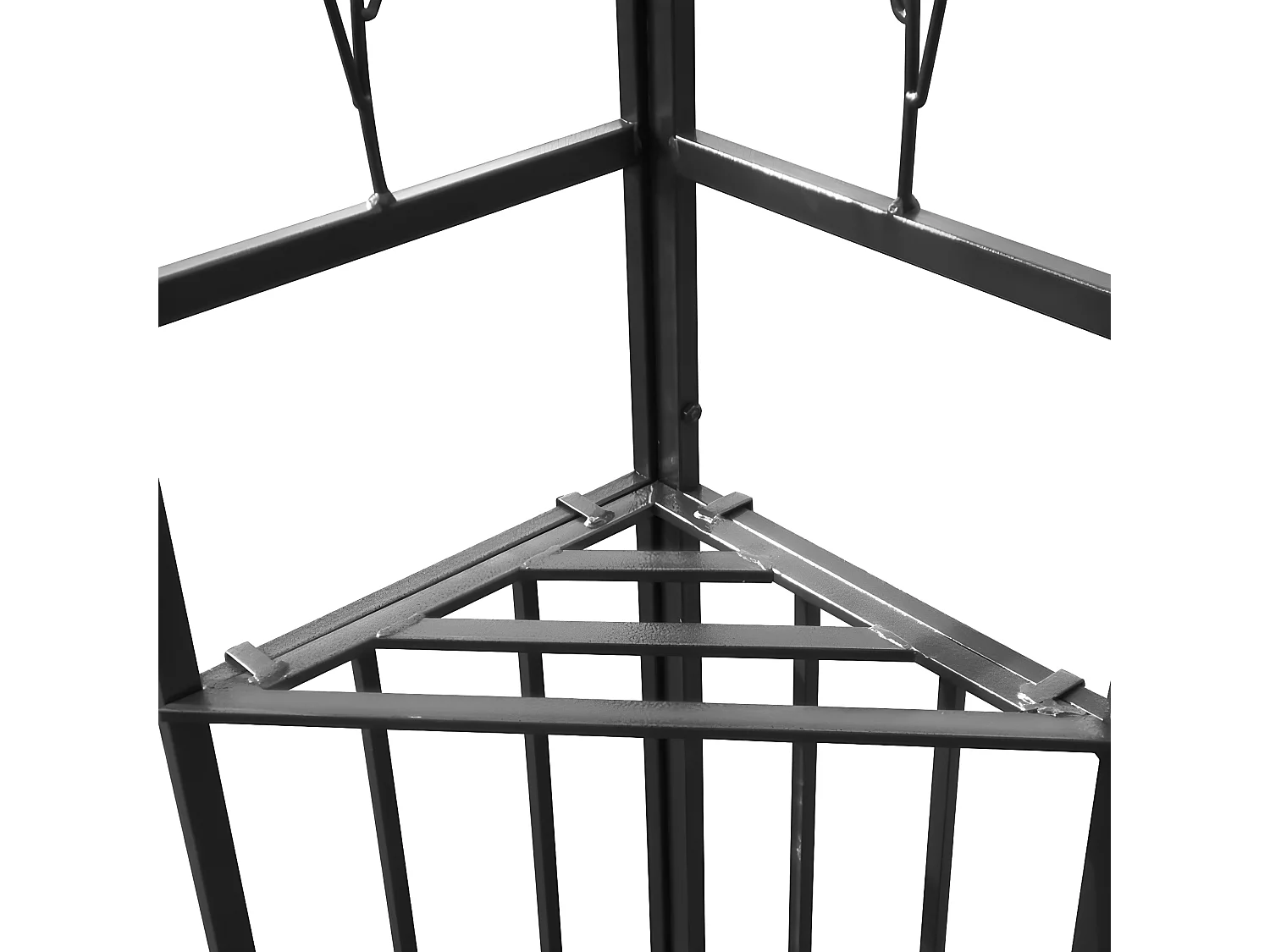 Gazebo - Tenda de recepção com telhado duplo 3x4 m 180 g/m² cinza-acastanhado PT416869