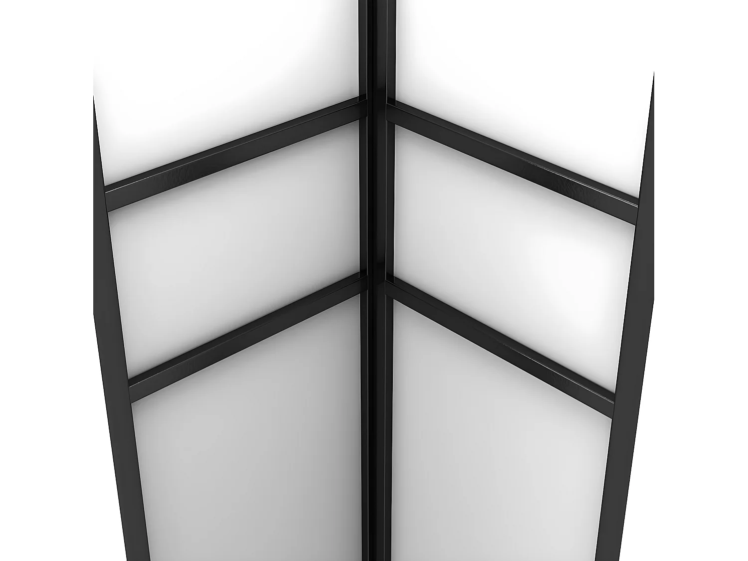 Tonnelle avec toit double 3x3 m Blanc WVGQ4683