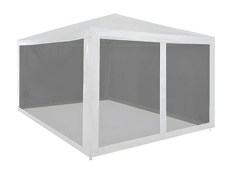 Tente de réception avec 4 parois en maille 4 x 3 m WVGQ7198