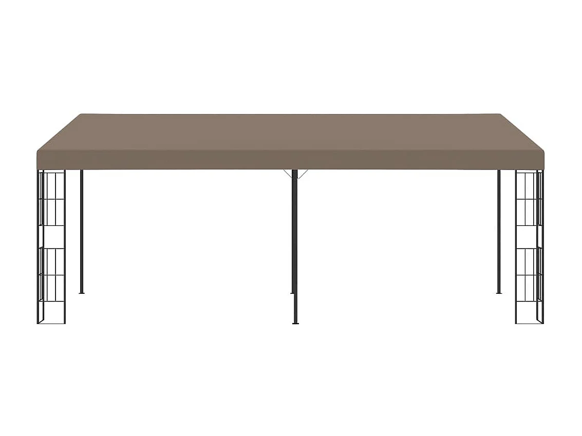 Wandprieel 6x3 m stof taupe NL161684