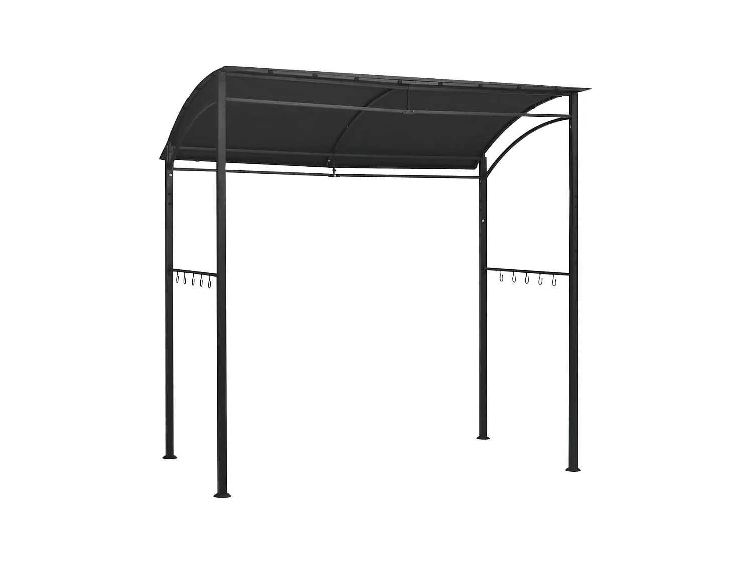 Tonnelle de barbecue 215x150x220 cm Anthracite Acier WVGQ4215