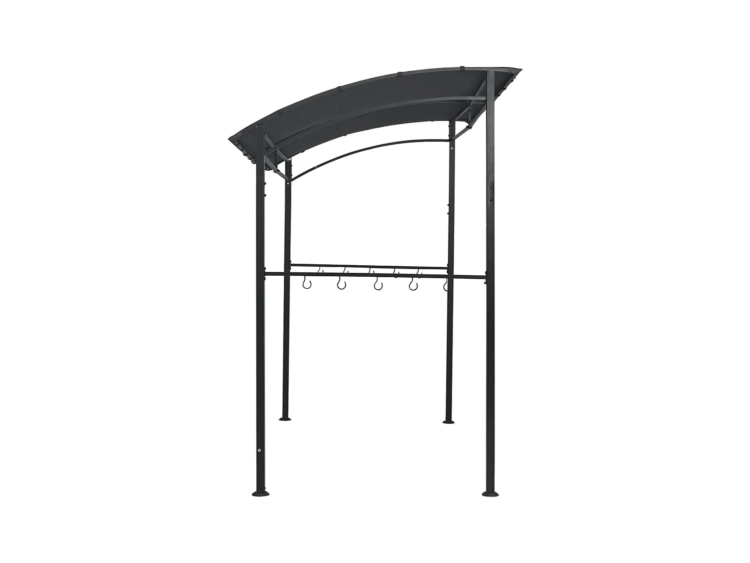 Tonnelle de barbecue 215x150x220 cm Anthracite Acier WVGQ4215