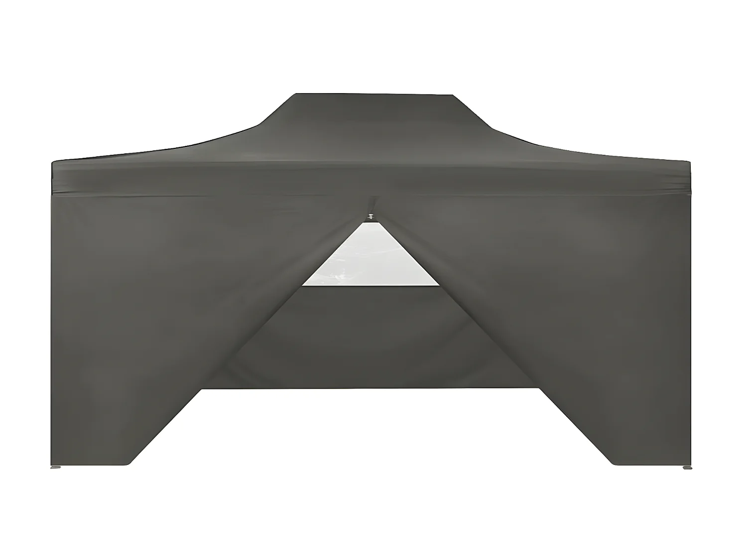 Tente pliable avec 4 parois latérales 3 x 4,5 m Anthracite WVGQ9055