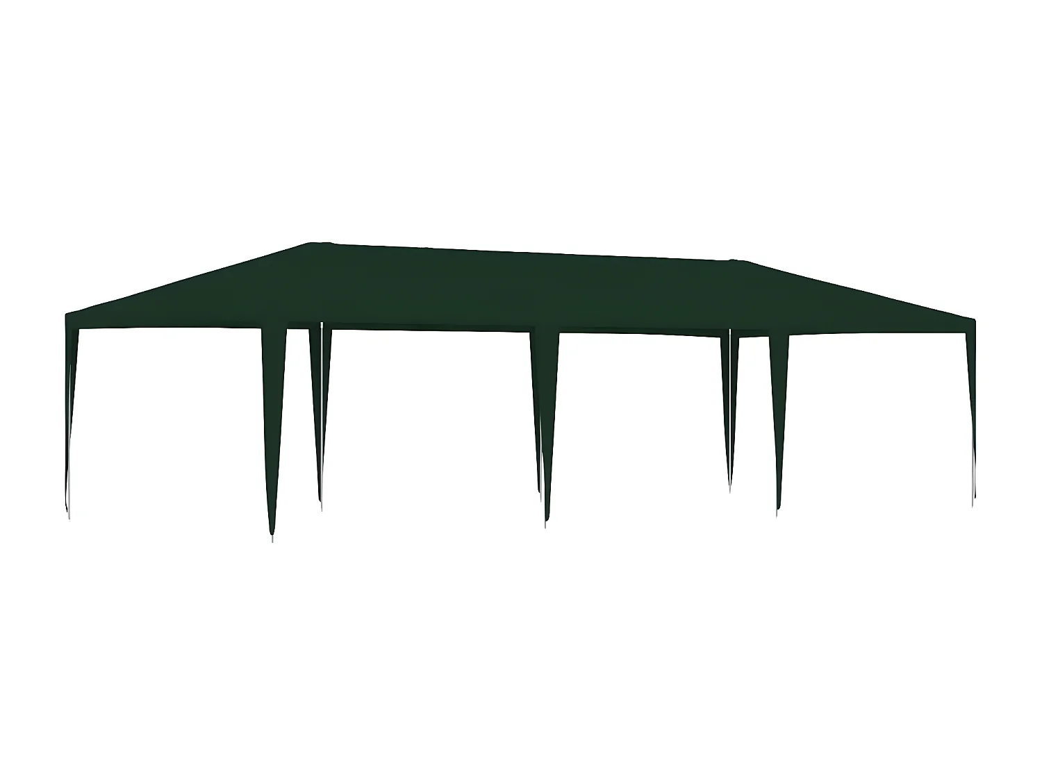 Tenda para festas 4x9 m 90 g/m² verde PT298866