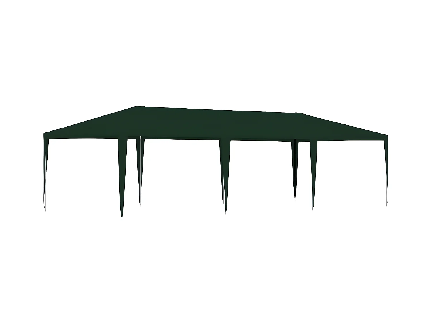 Tente de réception professionnelle 4x9 m Vert 90 g/m² WVGQ3414
