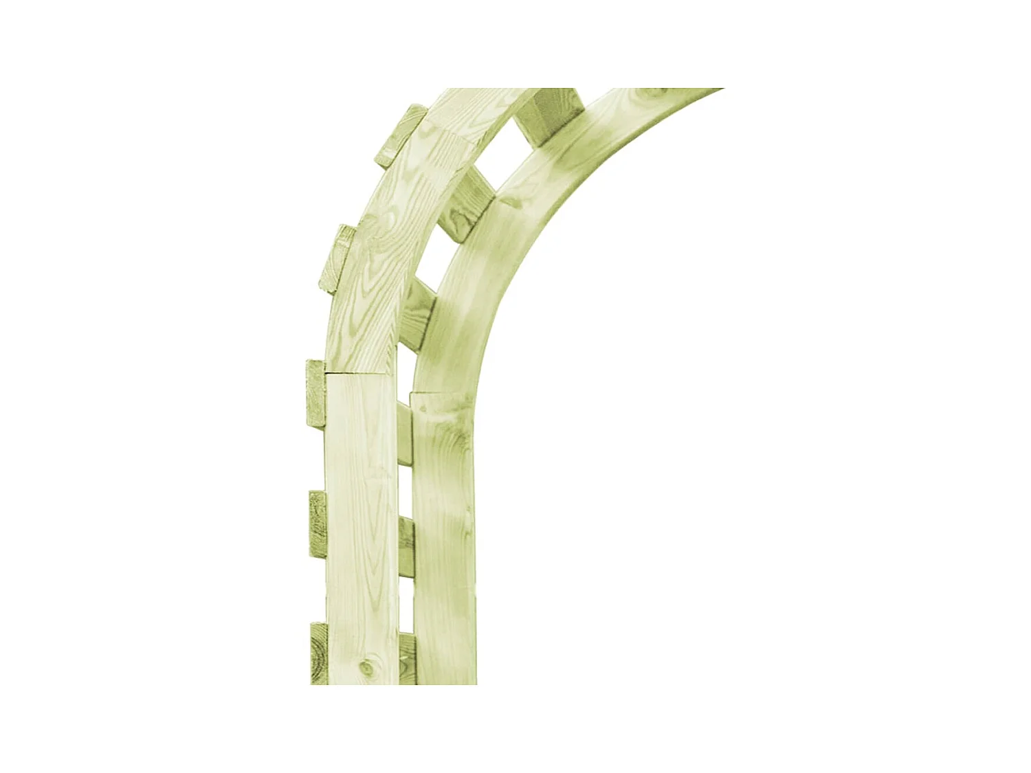 Pergola de jardin 130x60x230 cm Bois de pin imprégné WVGQ2357