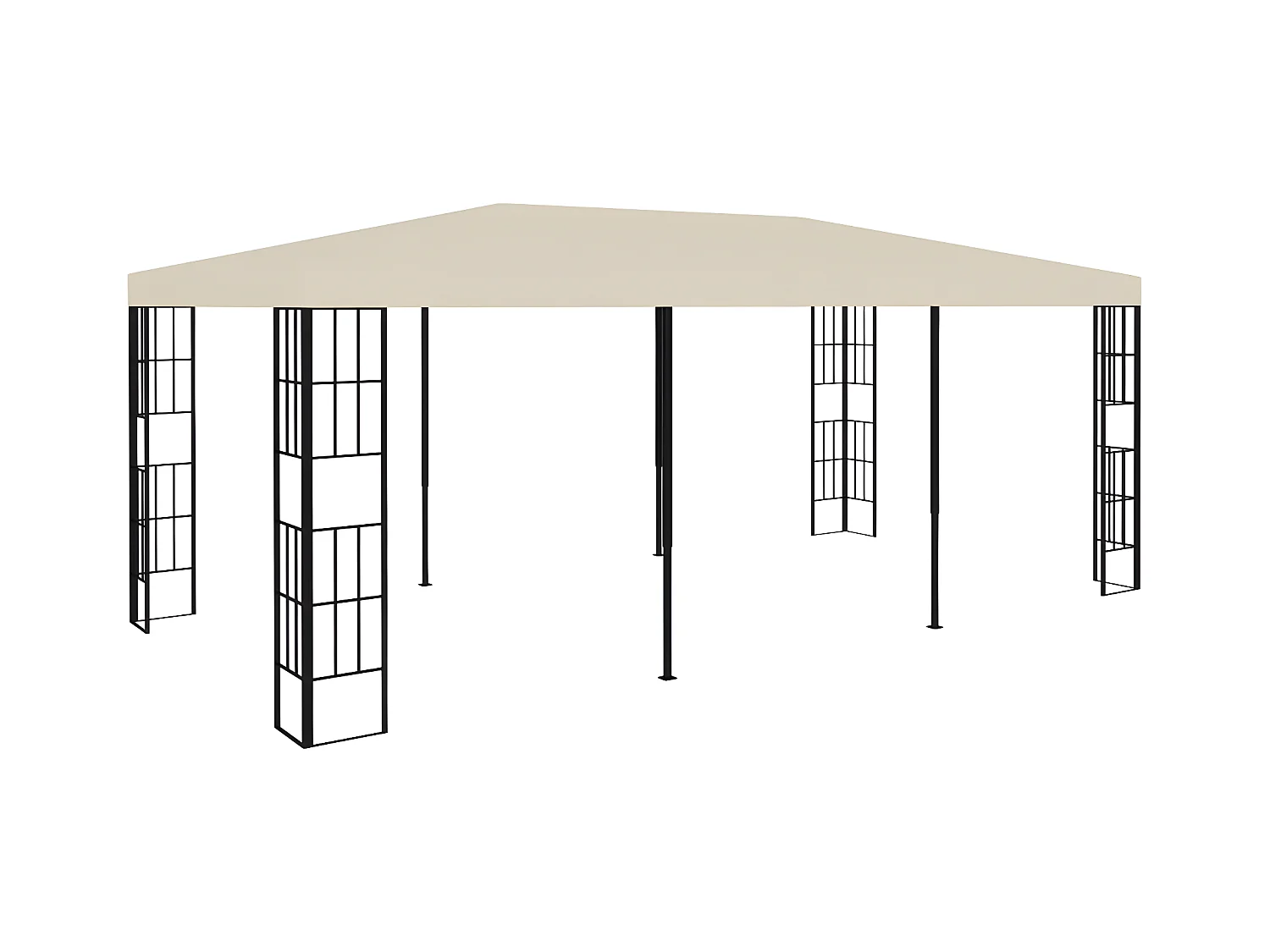 Tonnelle 3x6 m Crème WVGQ8575