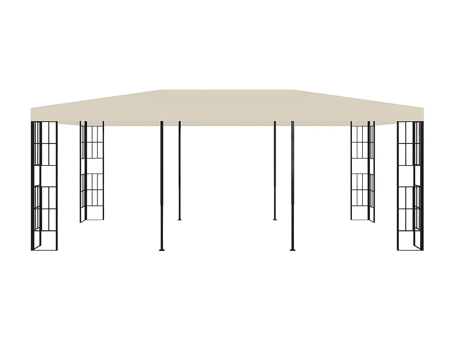 Tonnelle 3x6 m Crème WVGQ8575