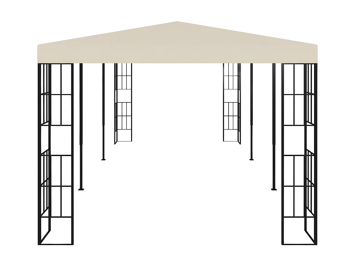 Tonnelle 3x6 m Crème WVGQ8575
