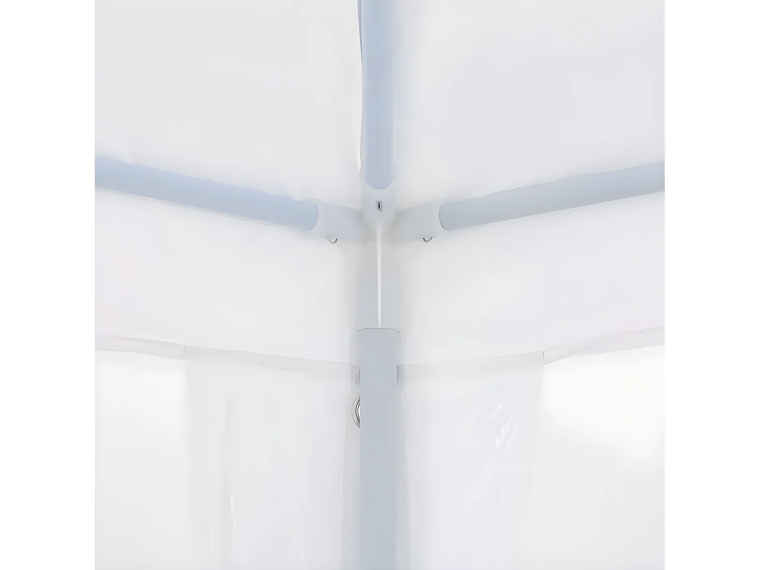 Tenda para festas 3x6 m PE branco PT418614