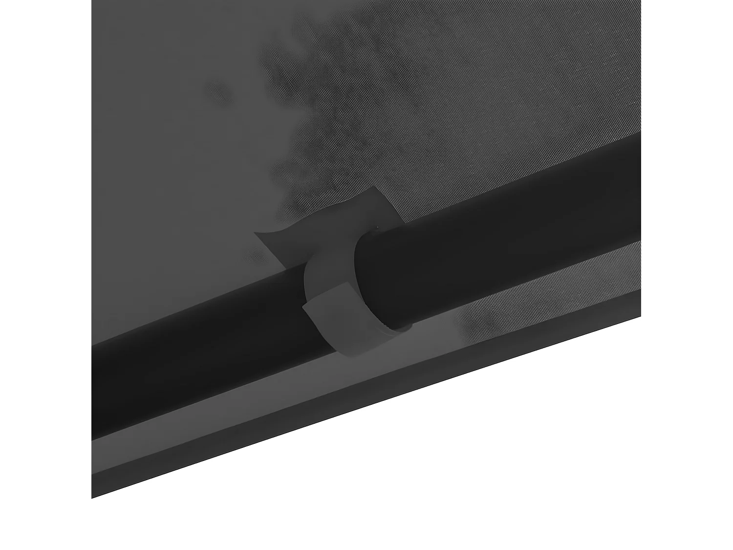 Tonnelle 3x3 m Anthracite Tissu et acier 180 g/m² WVGQ1319