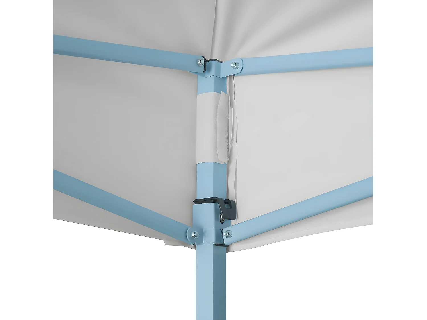 Tente de réception pliable 3x4,5 m Blanc WVGQ3014