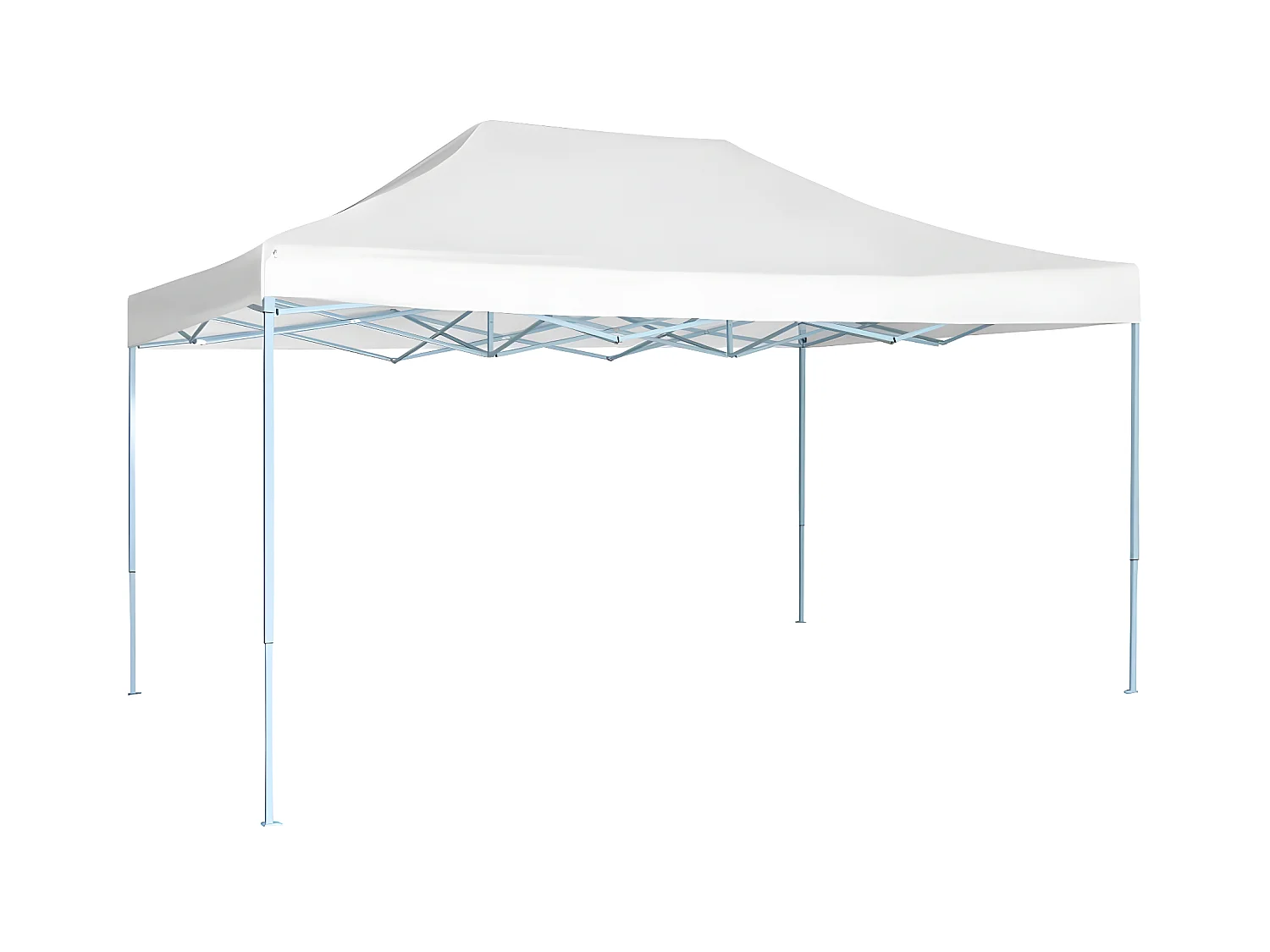 Tente de réception pliable 3x4,5 m Blanc WVGQ3014