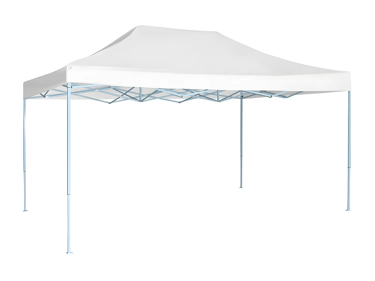 Tente de réception pliable 3x4,5 m Blanc WVGQ3014