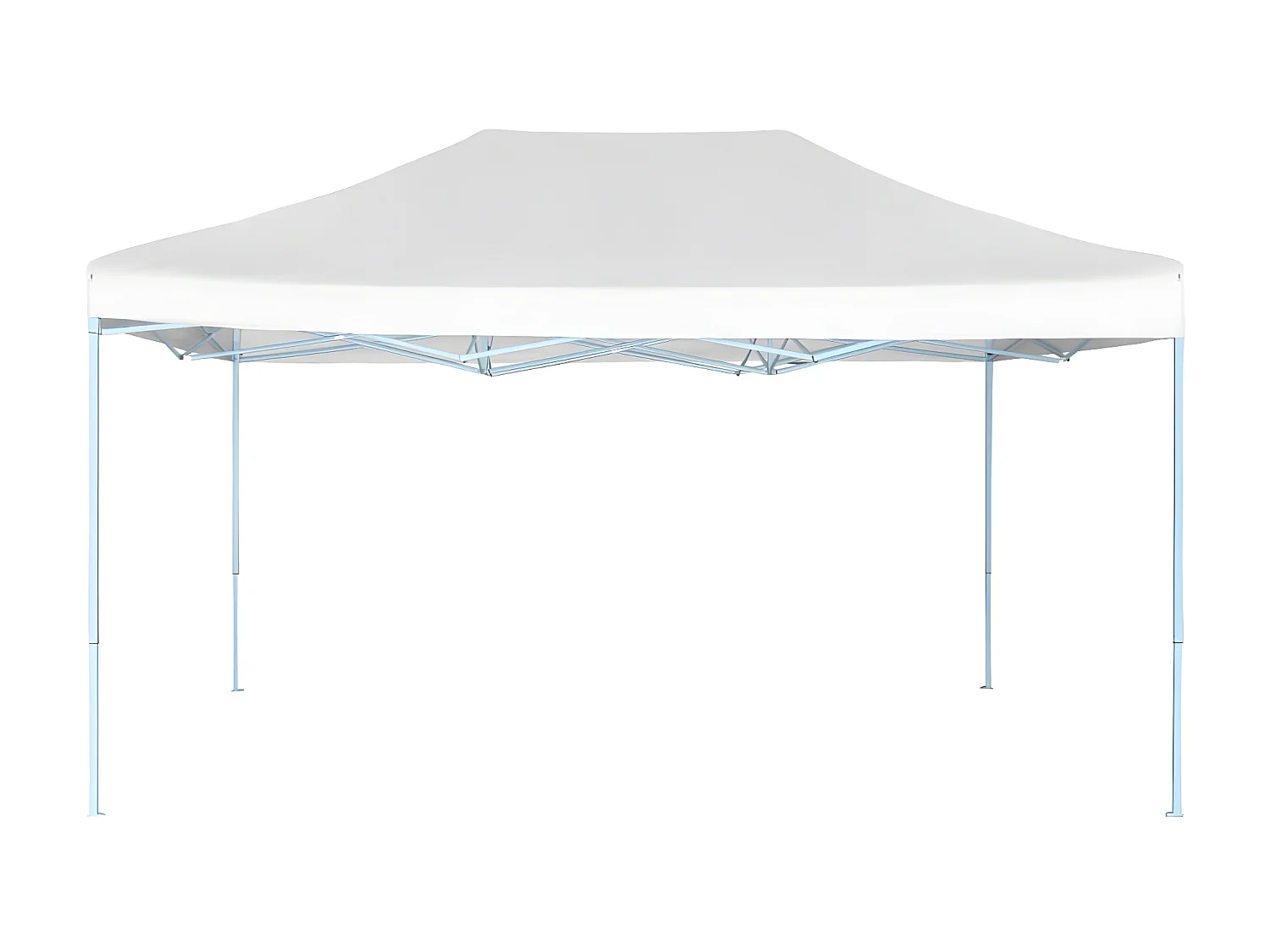 Tente de réception pliable 3x4,5 m Blanc WVGQ3014