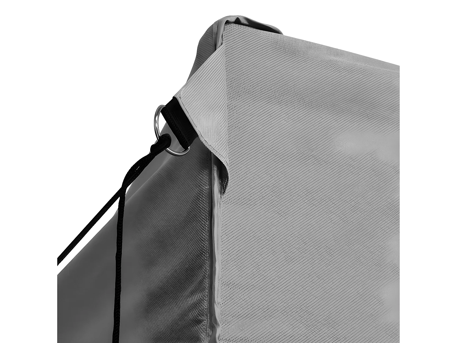 Tenda dobrável profissional festas 4 paredes 3x6m aço antracite PT354555