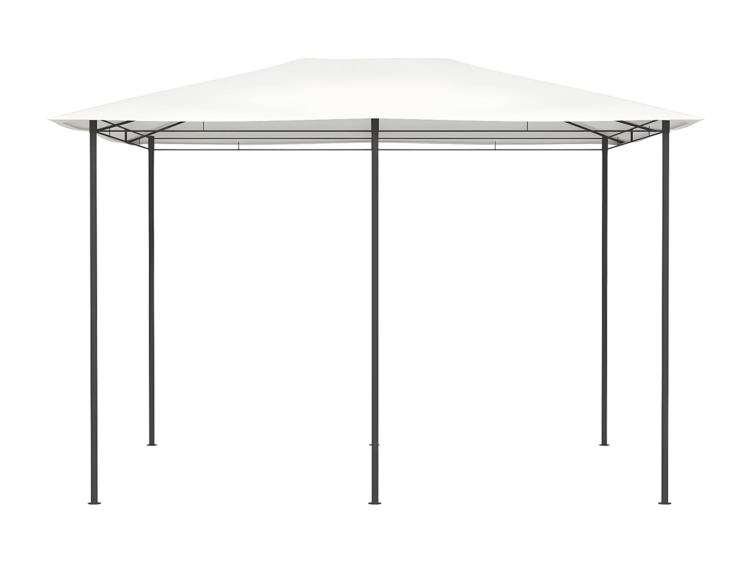 Cenador color crema 3x4x2,6 m 160 g/m² ES949817