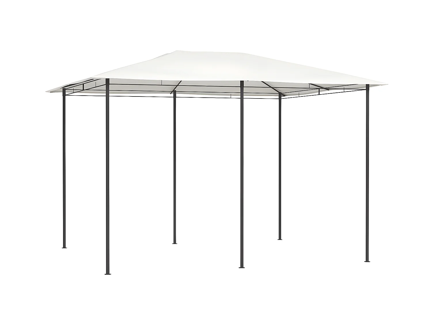 Tonnelle 3x4x2,6 m Crème 160 g/m² WVGQ7538