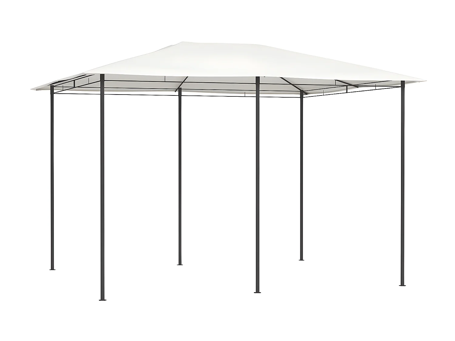 Cenador color crema 3x4x2,6 m 160 g/m² ES949817