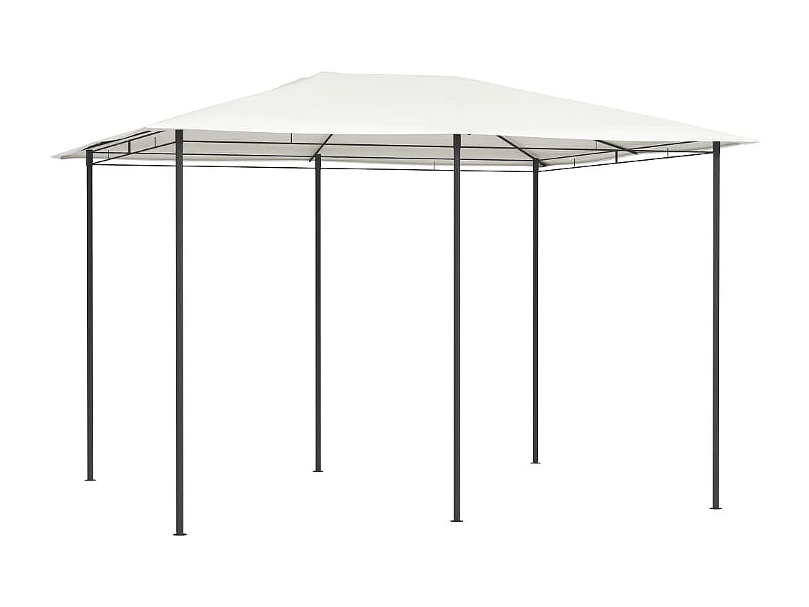 Gazebo - Tenda de recepção 3x4x2,6 m 160 g/m² cor creme PT600036