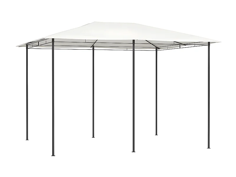 Tonnelle 3x4x2,6 m Crème 160 g/m² WVGQ7538