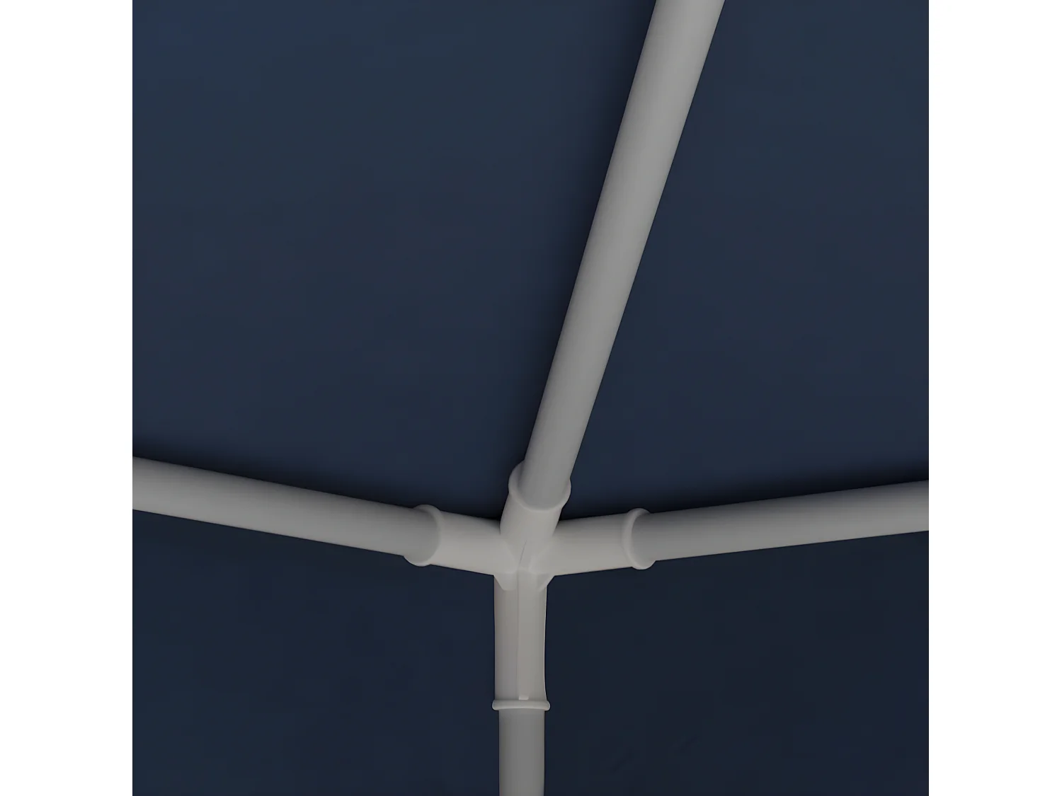 Carpa profesional para fiestas con paredes azul 90 g/m² 4x4 m ES289412