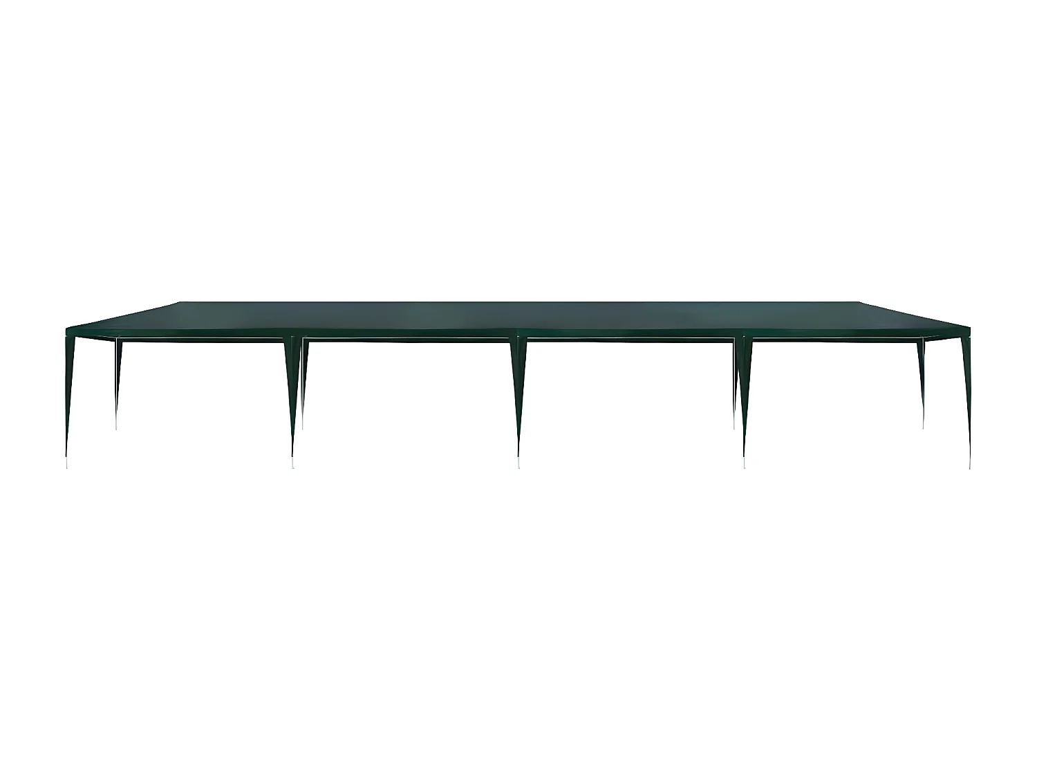 Carpa para fiestas PE verde 3x12 m ES580212