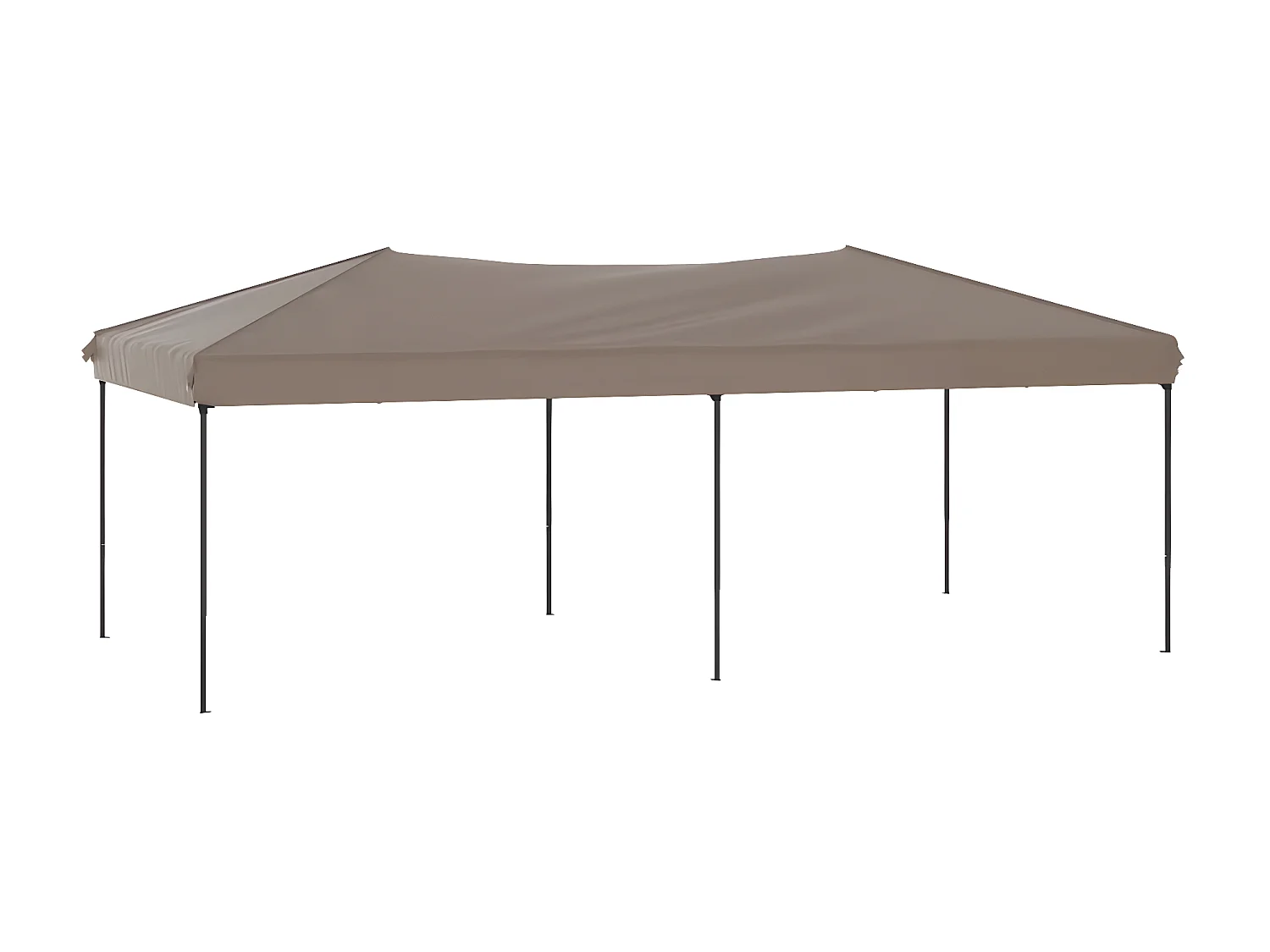 Carpa para fiestas plegable gris taupe 3x6 m ES263651