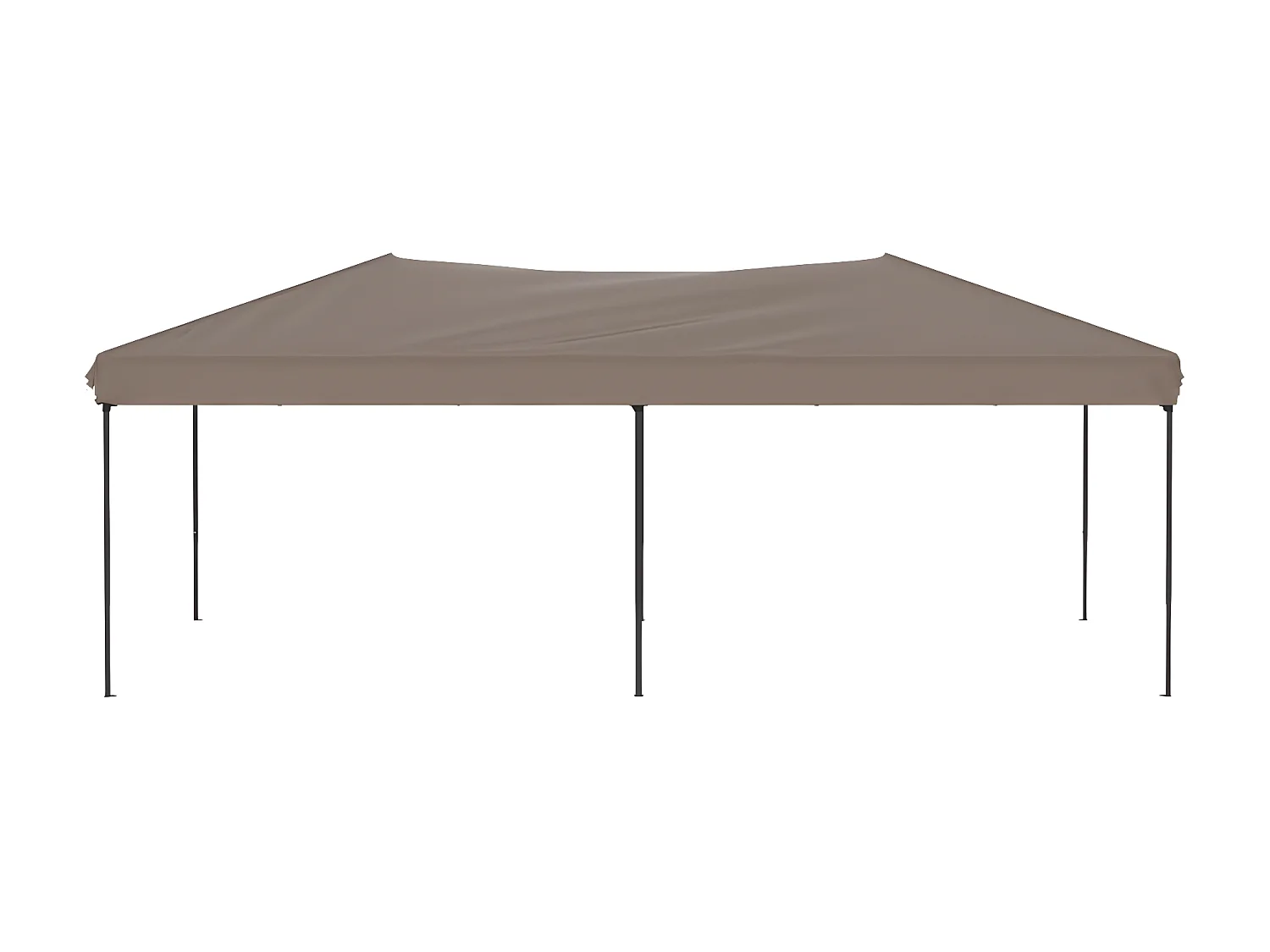 Carpa para fiestas plegable gris taupe 3x6 m ES263651