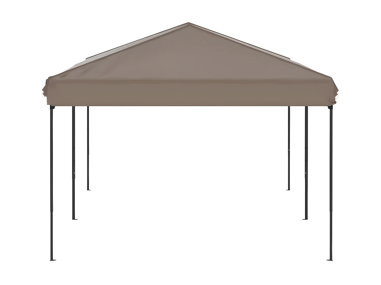 Carpa para fiestas plegable gris taupe 3x6 m ES263651