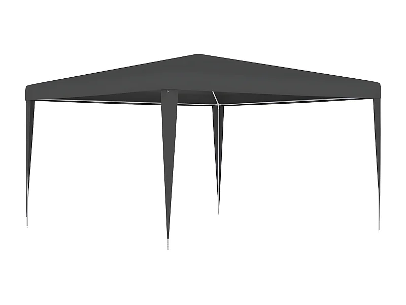 Partytent professioneel 90 g/m² 4x4 m antraciet NL940179