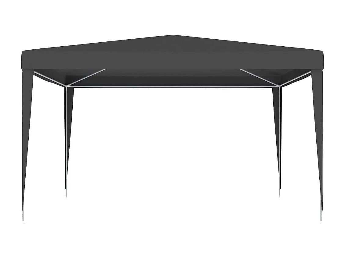 Carpa profesional para fiestas gris antracita 90 g/m² 4x4 m ES491949