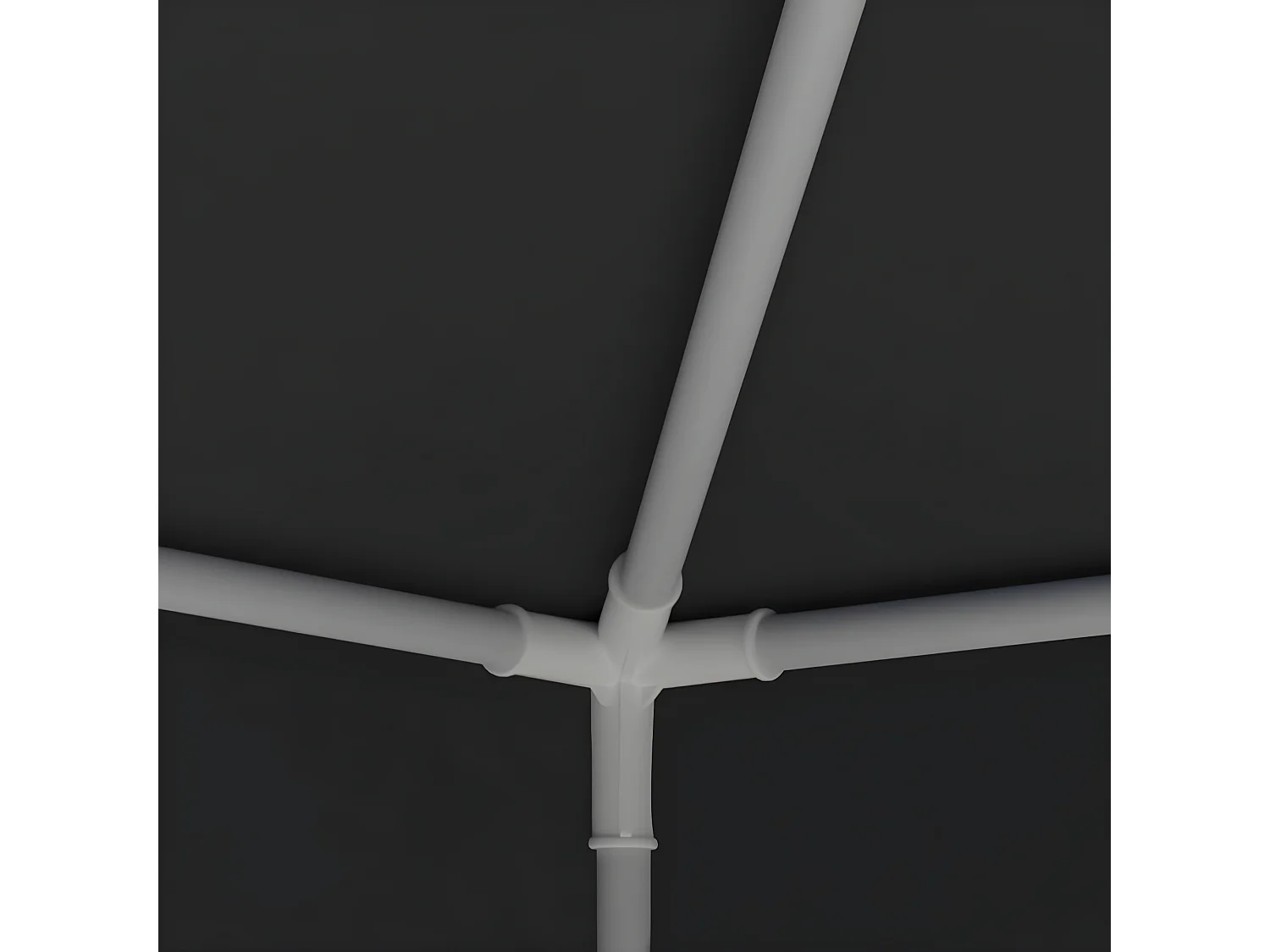 Carpa profesional para fiestas gris antracita 90 g/m² 4x4 m ES491949