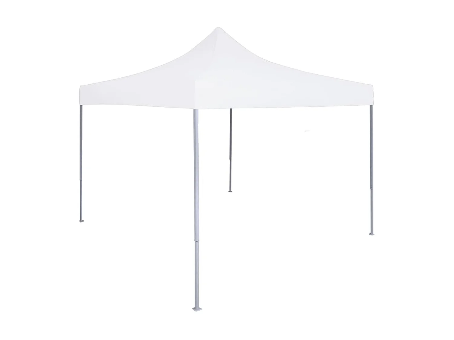 Tente réception pliable professionnelle 2x2 m Acier Blanc WVGQ3882