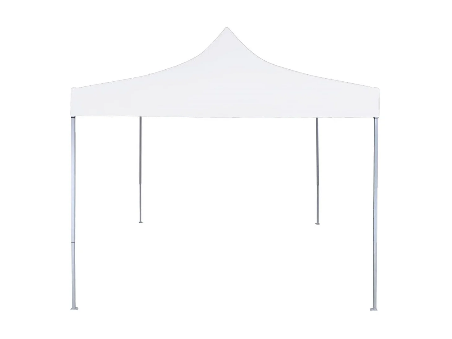 Tenda dobrável profissional para festas 2x2 m aço branco PT502953