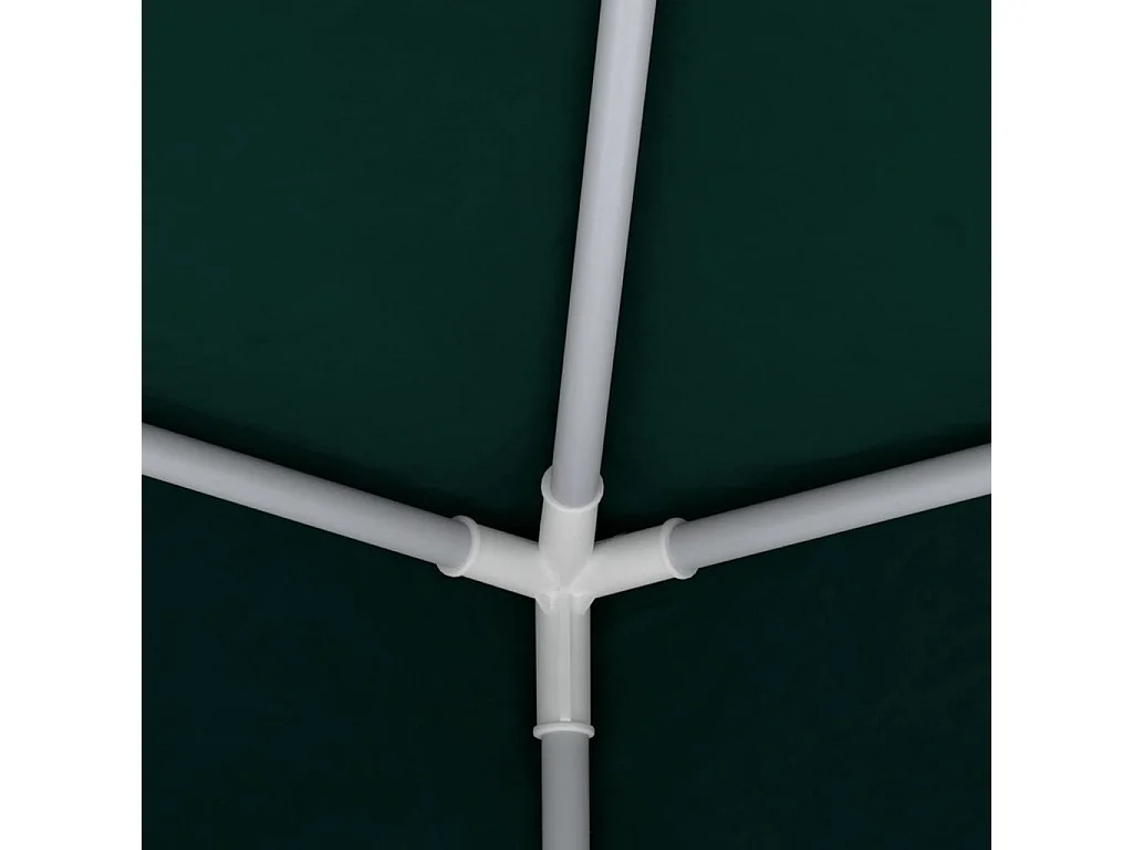 Tenda festas profissional c/ paredes laterais 4x4m 90g/m² verde PT120722
