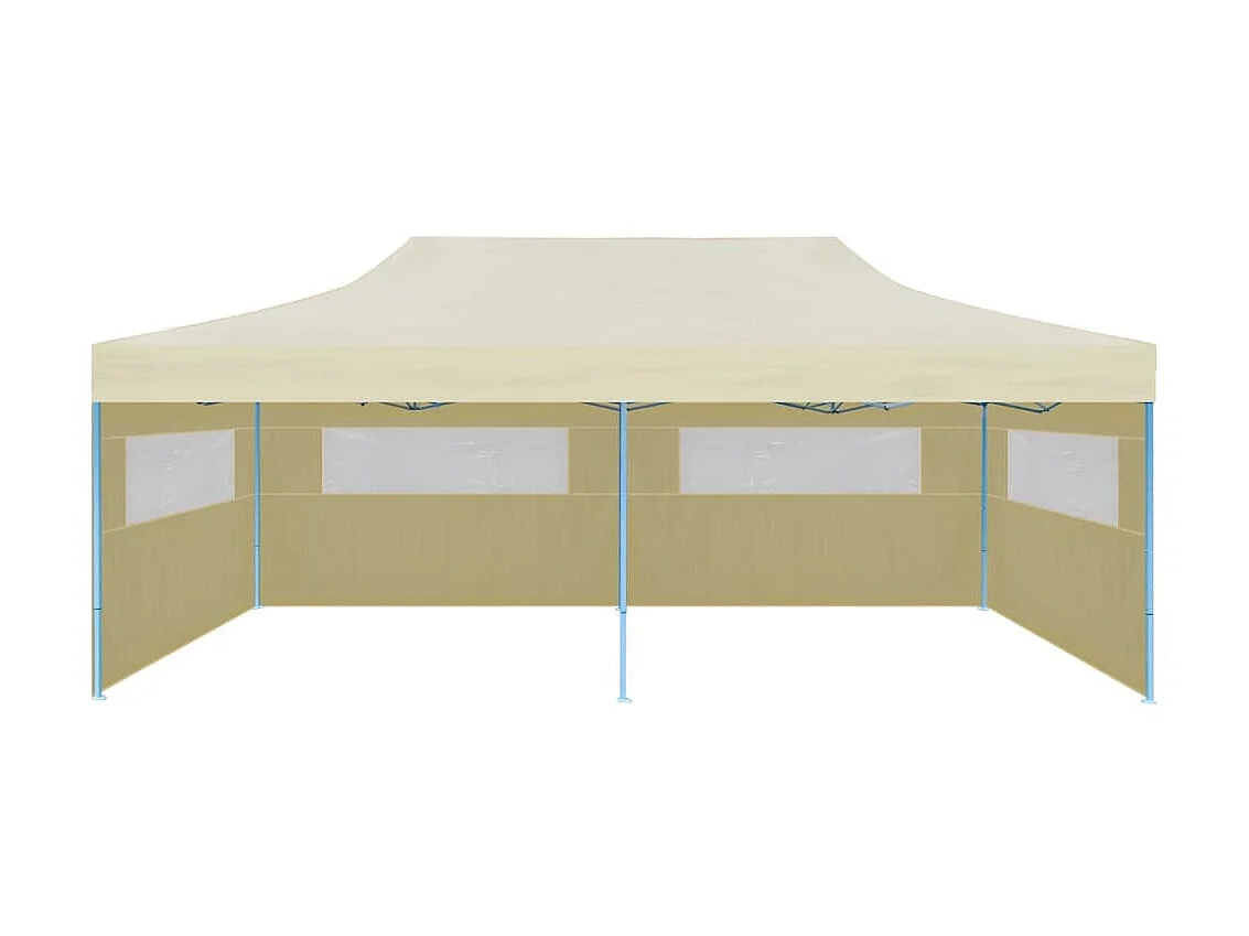 Tenda para festas pop-up dobrável 3 x 6 m creme PT177775