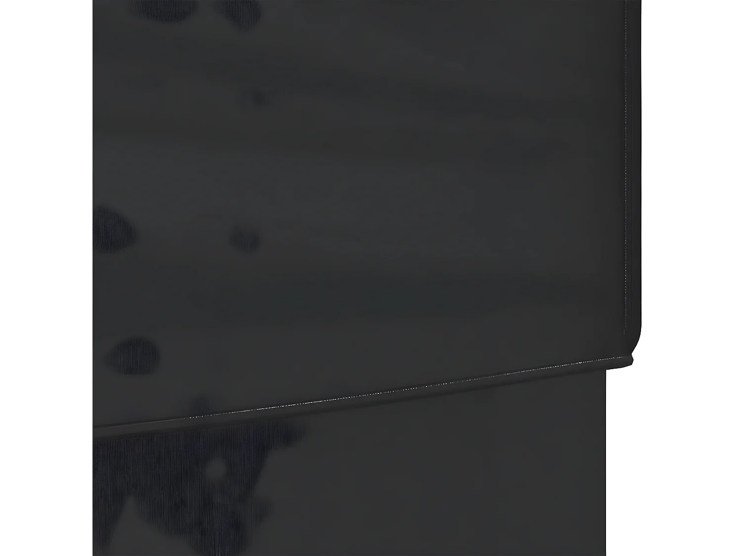 Tente de réception pliable avec parois Noir 3x6 m WVGQ5512