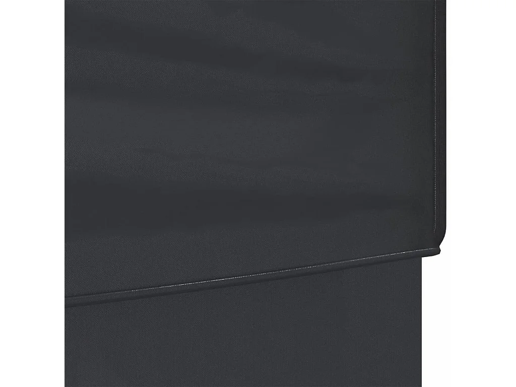 Tente de réception pliable avec parois Anthracite 3x6 m WVGQ3085