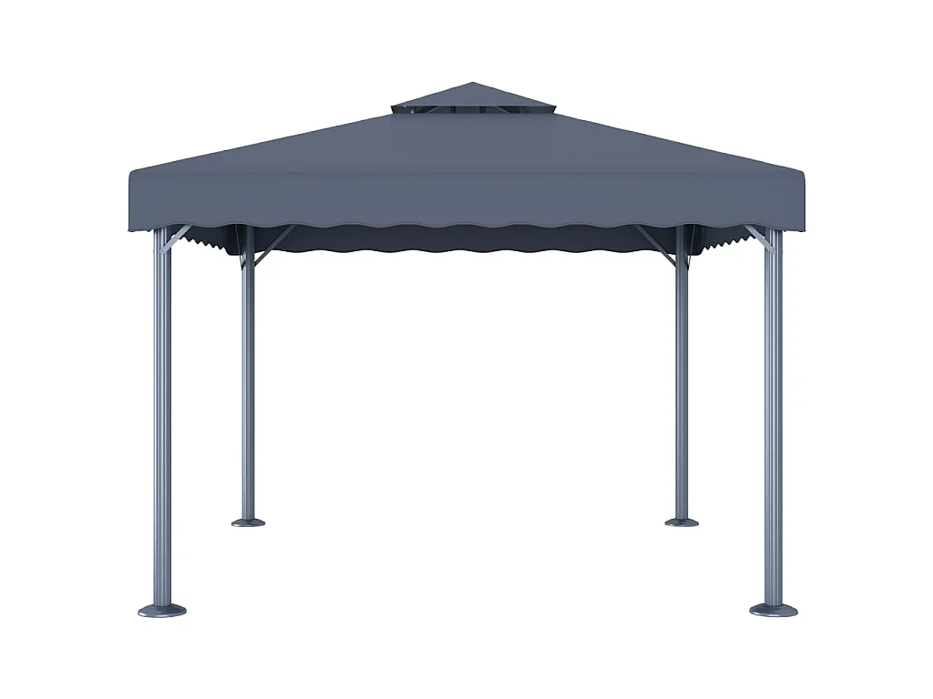 Tonnelle 300x300 cm Anthracite Aluminium WVGQ8365