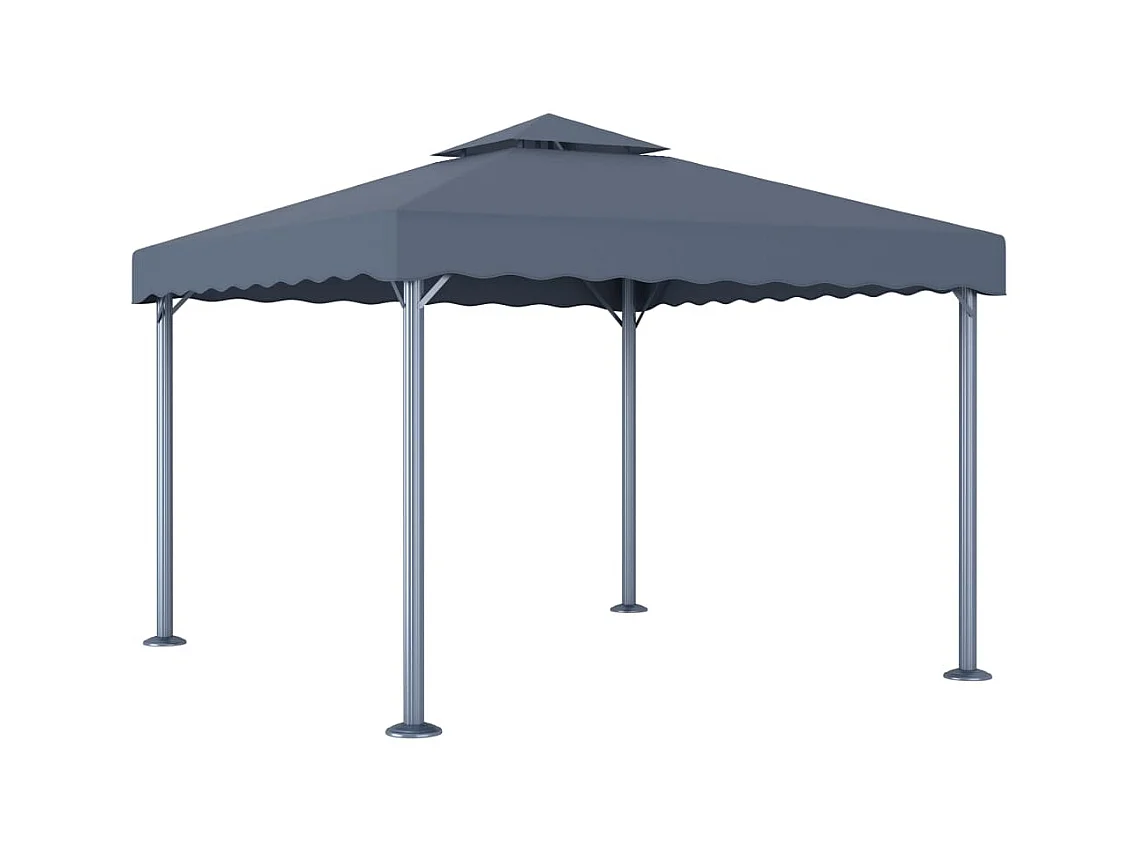 Tonnelle 300x300 cm Anthracite Aluminium WVGQ8365